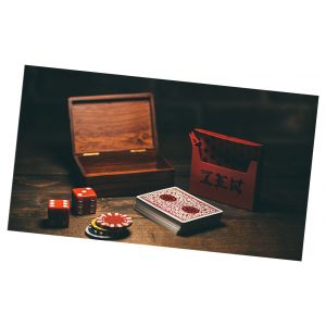 Royal Zen Playing Cards (Red) by Expert Playing Cards