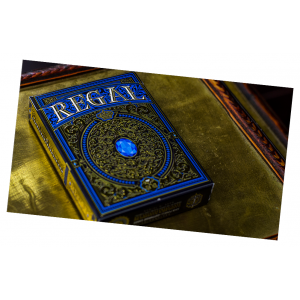 Regal Playing Card Deck (Blue) by Gamblers Warehouse