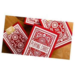 Red Wheel Playing Cards by Art of Play - Trick
