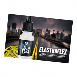 Elastraflex - 1.0 Oz Bottle by Joe Rindfleisch - Treatment for Rubber Band Magic