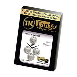 Three in One (Eisenhower Dollar) Set (D0175) by Tango - Trick