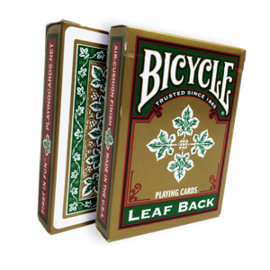 Bicycle Leaf Back Playing Card Deck (Green) by Gambler's Warehouse