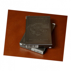Double Black Limited I  Playing Card Deck by Gamblers Warehouse