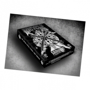 Samurai Playing Card Deck V2 (Black) by USPCC and Marchand de Trucs