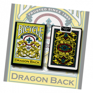 Bicycle Dragon Yellow Playing Card Deck