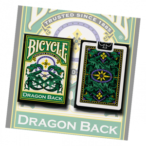 Bicycle Dragon Green Playing Card Deck by Gamblers Warehouse