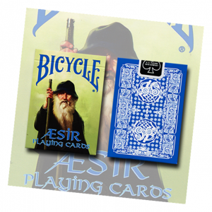 Bicycle Blue AEsir Viking Gods Deck by US Playing Card Co