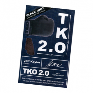 TKO 2.0 Gimmick only (Black) by Jeff Kaylor - Magic Trick Utility