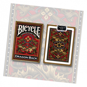 Bicycle Dragon Back Playing Card Deck (Gold) by USPCC