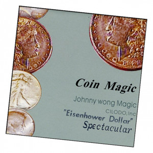 Spectacular Eisenhower Dollar (Gimmicks with DVD) by Johnny Wong - Trick