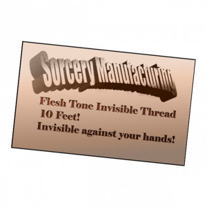 Flesh Tone Invisible Thread by Sorcery for Magic Tricks