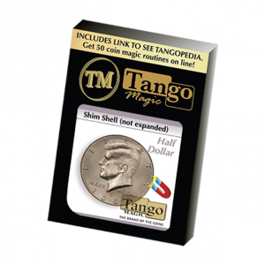 Shim Shell US Half Dollar for Magic Tricks by Tango - Hollow with Steel