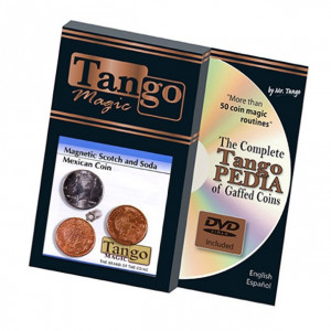 Scotch and Soda Magic Trick - Centavo Set From Real Coins - Magnetic