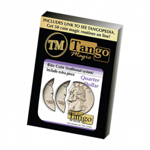 Bite Out Quarter with bonus Extra Piece! Coin Magic Trick