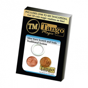 Mini Euro Scotch & Soda Traditional System (5 cent & 10 cent) Coin Magic Trick