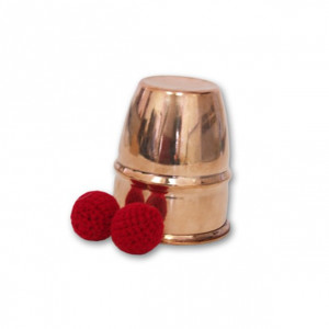 Copper Chop Cup Set for Magic Tricks