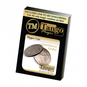 Flipper Coin Eisenhower Dollar (D0038) by Tango - Trick