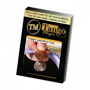 Copper Silver Coin - Half Dollar & English Penny Magic Trick
