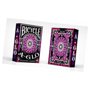 Bicycle A Glo Red Playing Card Deck - NEW