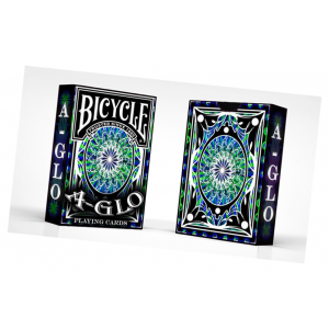 Bicycle A Glo Blue Playing Card Deck - New