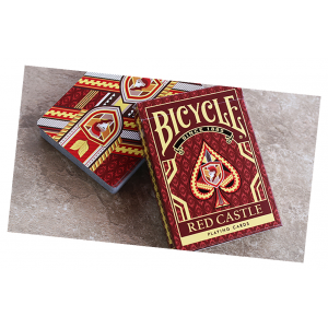 Bicycle Red Castle Playing Card Deck by Collectable Playing Cards