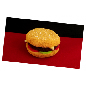 Sponge Hamburger Prop for Magic Tricks or Display