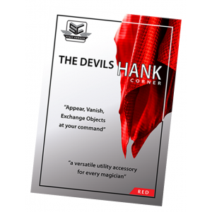 Devils Hank Red - Large Professional Corner Model - Magic Trick Accessory