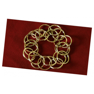 Misers Rings by Merlins of Wakefield - Chain Ring Magic Trick Puzzle