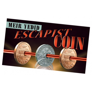 Escapist Coin by Meir Yedid - Penny Dime Coin Magic Trick with DVD