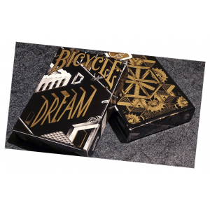 Bicycle Dream Black/Gold Playing Cards by US Playing Card