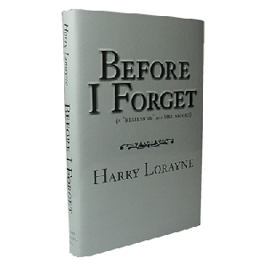 Harry Lorayne Book