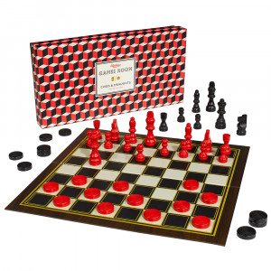 Gameroom Chess & Checker Set