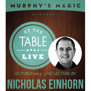 At the Table Live Lecture - Nicholas Einhorn 10/22/2014 - video DOWNLOAD