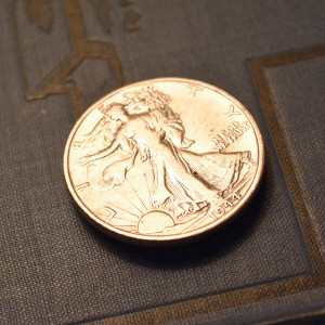 Walking Liberty Squirting Coin - The Cadillac of Practical Jokes!